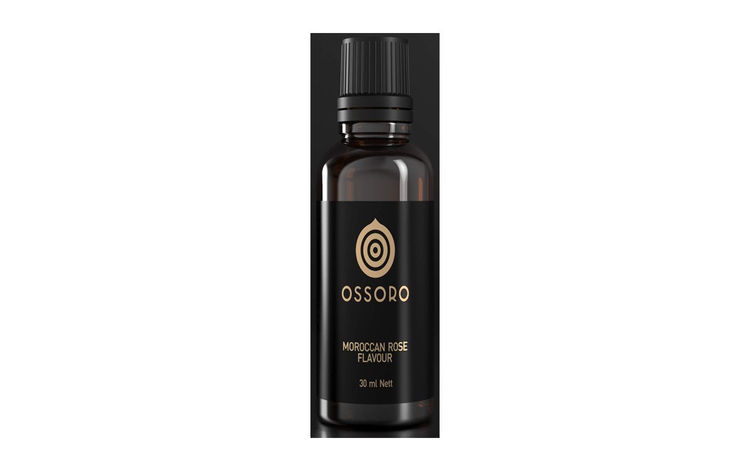 Ossoro Moroccan Rose Flavour    Glass Bottle  30 millilitre